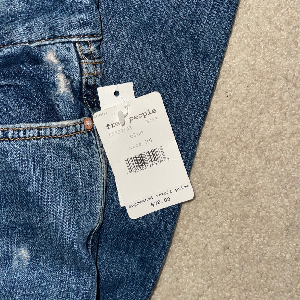 NWT free people denim jeans